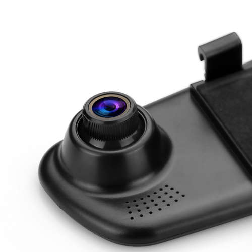 HD 4.3 inch Vehicle Rearview Parking Assist Camera with Mirror + Front Dash Camera (Second hand)