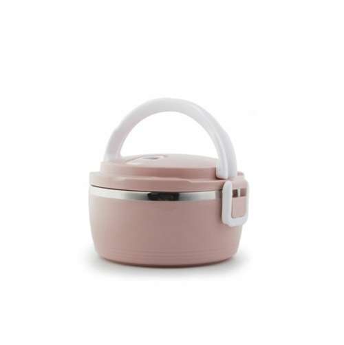 3 Layers Insulated Stainless Steel Lunch Box Food Container with Lock Clip - Green