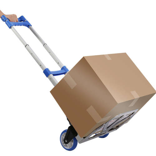 Compact Adjustable Folding Hand Trolley - Hold up to 80kg