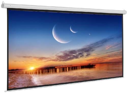 119 inch 16:9 Electronic Motorized Projector WideScreen With Remote Control