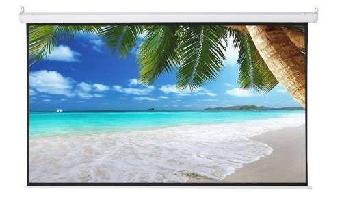 119 inch 16:9 Electronic Motorized Projector WideScreen With Remote Control