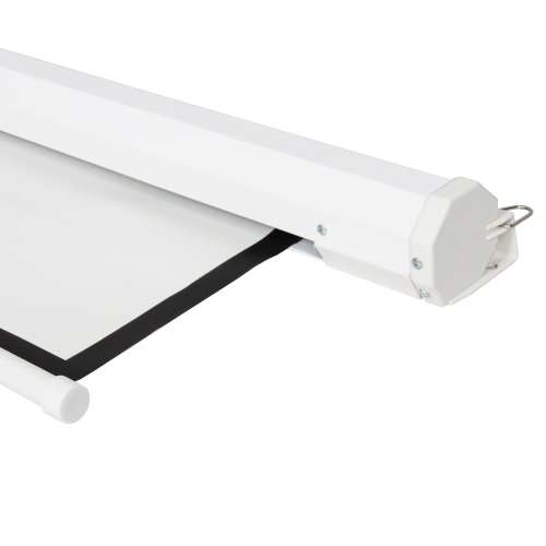 IronClad 100 inch Electronic Motorized Projector Screen With Remote Control - 4:3 Aspect Ratio