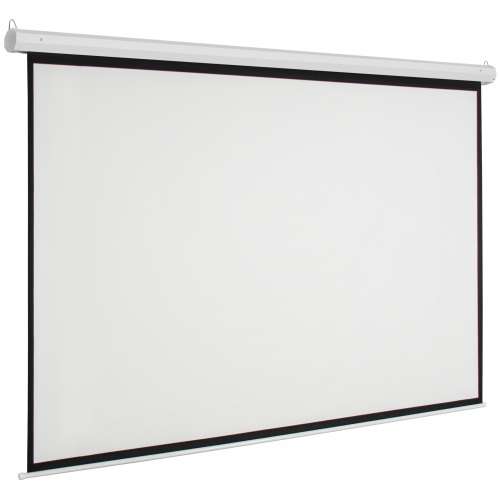 IronClad 100 inch Electronic Motorized Projector Screen With Remote Control - 4:3 Aspect Ratio