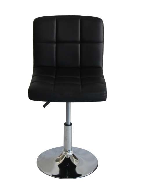Hazlo Modern Adjustable Swivel Faux Leather Kitchen Bar Stool Chair (Set of 2)