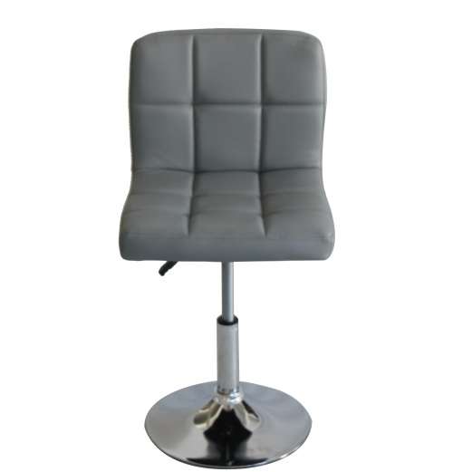 Hazlo Modern Adjustable Swivel Faux Leather Kitchen Bar Stool Chair (Set of 2)