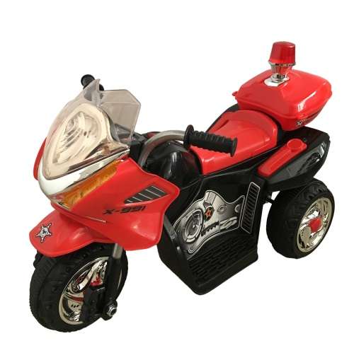 Battery Powered Ride-on Motorcycle Motorbike - Red Second hand]
