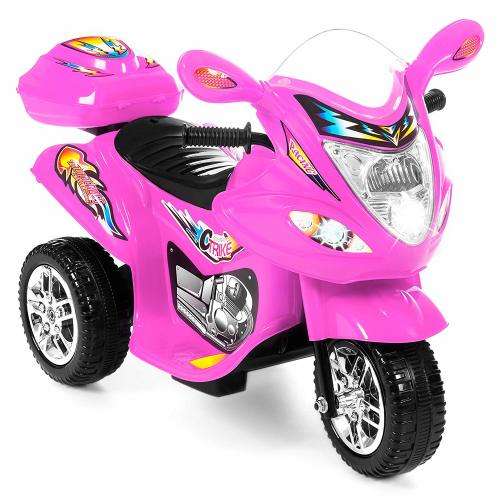 Battery Powered Ride-on Motorcycle Motorbike - Black or Blue