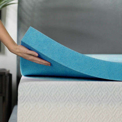 Gel Infused Visco Memory Foam Topper - Royal Luxury Plush - King