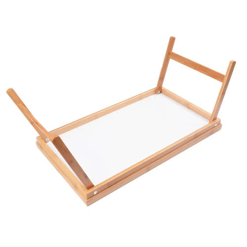 Bamboo Serving Bed Tray with Foldable Legs