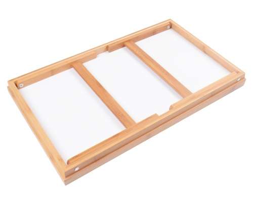 Bamboo Serving Bed Tray with Foldable Legs