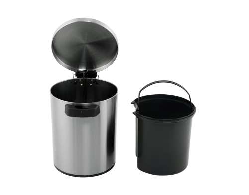 NineStars Automatic Motion Sensor Touchless Stainless Steel Trash Can - 5L second hand