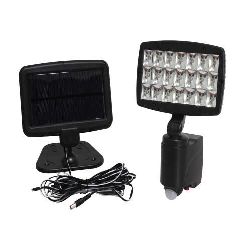 Solar LED Outdoor Wall Garden Flood Light (21 LEDS) with Day/Night Sensor (Second hand)