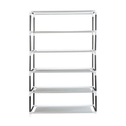 Hazlo 5 Layer Shoe Storage Rack Organizer with Canvas Cover