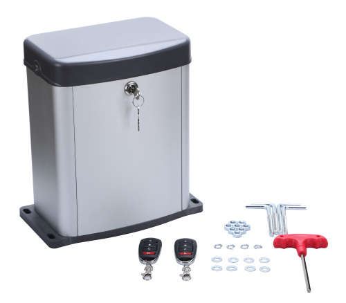 Zooltro Sliding Gate Motor with Remote & Backup Battery - 300KG Capacity