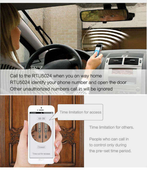GSM Gate Opener Remote Relay Switch