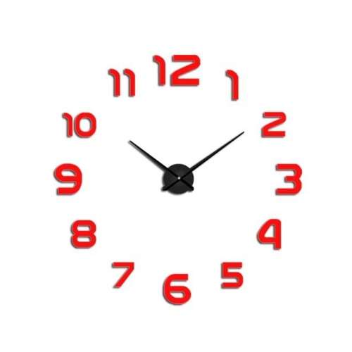 Modern DIY Large 3D Wall Clock (Home Decor)