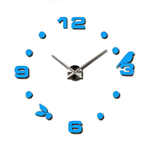 Modern DIY Large 3D Wall Clock (Home Decor) Gold (Second hand)