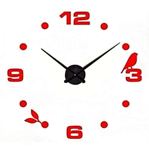 Modern DIY Large 3D Wall Clock (Home Decor) Gold (Second hand)