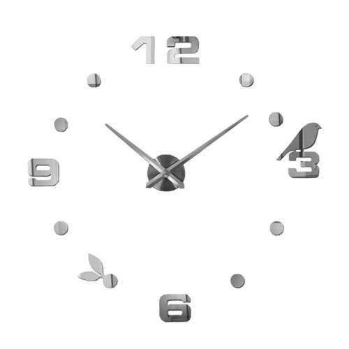 Modern DIY Large 3D Wall Clock (Home Decor) Gold (Second hand)