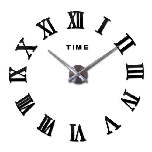 Modern DIY Large 3D Wall Clock (Home Decor)