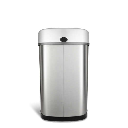 NineStars Automatic Motion Sensor Touchless Stainless Steel Kitchen Dustbin - 50L
