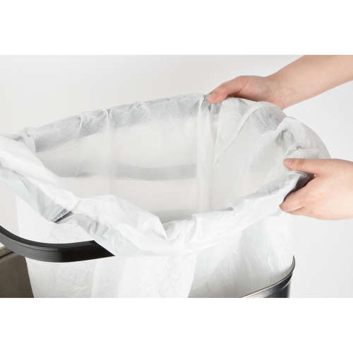NineStars Automatic Motion Sensor Touchless Stainless Steel Kitchen Dustbin - 50L