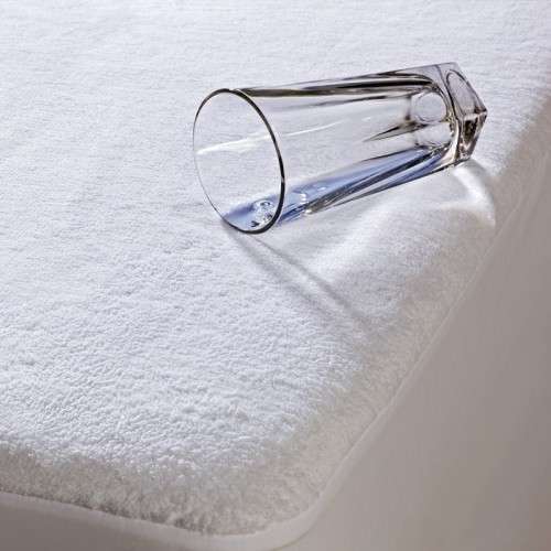 Hazlo Premium Cotton Terry Waterproof Mattress Protector