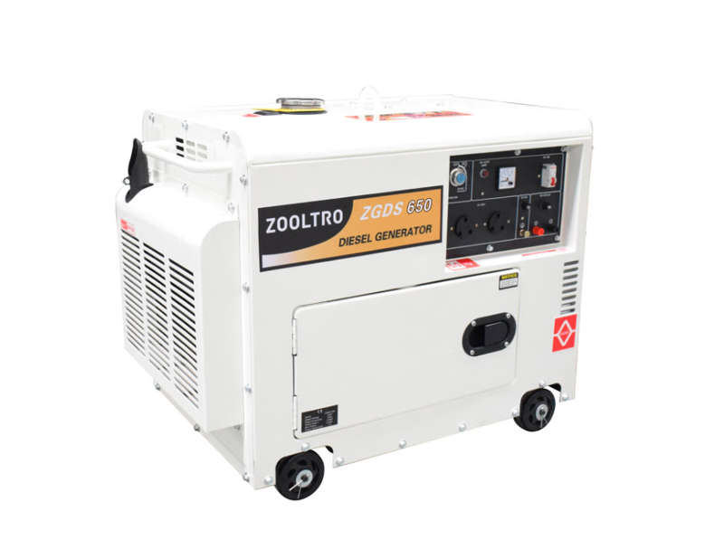 Zooltro 7.5KVA Silent Diesel Generator  14HP, 6KW with 4 Stroke Engine