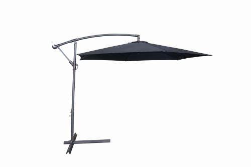 Hazlo Outdoor Patio Cantilever Umbrella - Black (Second hand)