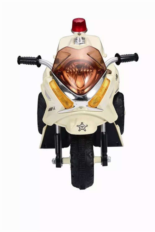 Battery Powered Ride-on Motorcycle Motorbike - Beige