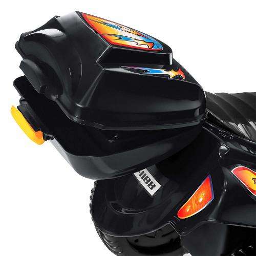 Battery Powered Ride-on Motorcycle Motorbike - Black