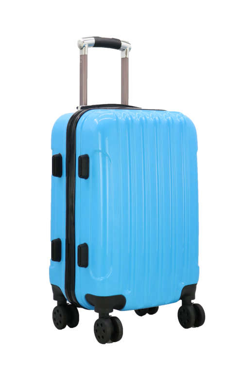 Hazlo 5 Piece ABS+PC Hard Luggage Bag Set with Trolley - Blue (Please read)