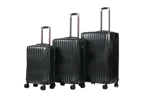 Hazlo 3 Piece ABS+PC Hard Luggage Trolley Bag Set - Black (Please read)