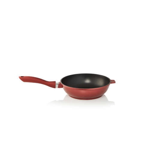 La Fermete Non-stick Die Cast Aluminium 15 Piece Pot Pan Cookware set  Burgundy
