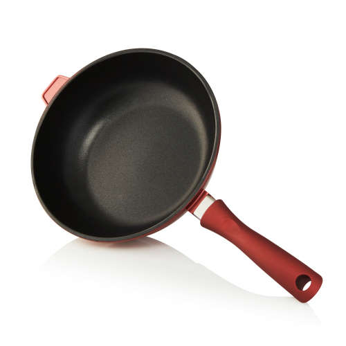 La Fermete Non-stick Die Cast Aluminium 15 Piece Pot Pan Cookware set  Burgundy