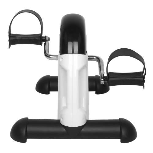 Portable Pedal Mini Cardio Exercise Bike Cycle Machine with Digital Monitor  - White Black