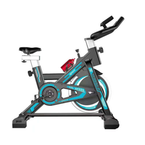 Zoolpro Indoor Sports Stationary Cardio Exercise Workout Cycling Bicycle Bike Black and Blue