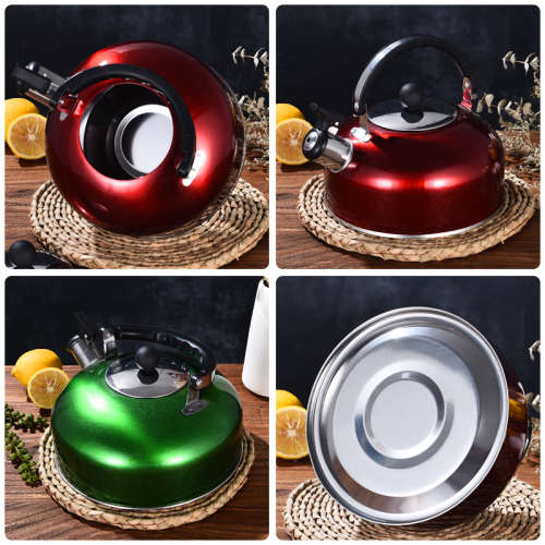 Stainless Steel Whistling Tea Kettle 2l - Silver (Second Hand)