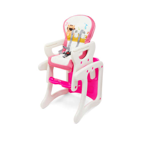 Baneen Multi-function Baby, Toddler High Chair and Table (Adjustable) 6 Months to 36 months - Pink