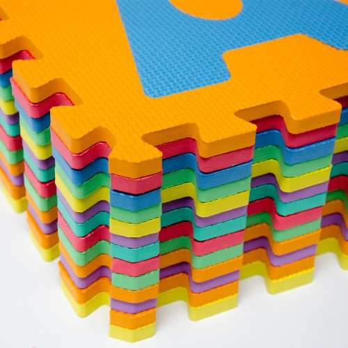 Baby, Toddler Alphabet Puzzle Playmat for Playrooms, Nurseries - 26 Piece