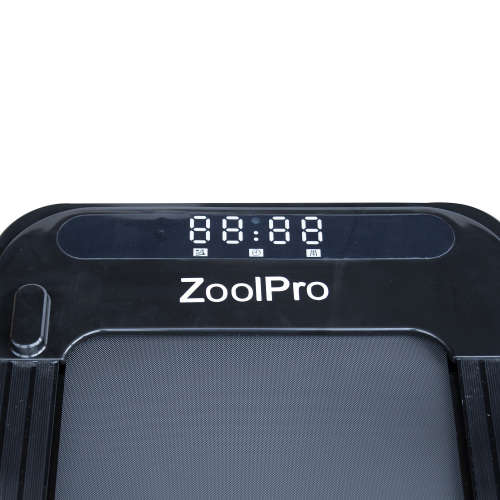 Zoolpro Foldable Portable Compact Exercise Workout Running Treadmill Machine  Black and Silver