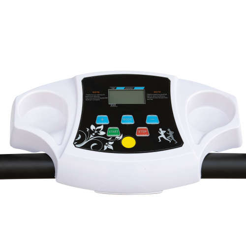 Zoolpro Motorized Exercise Workout Running Electric Treadmill Machine  White Black