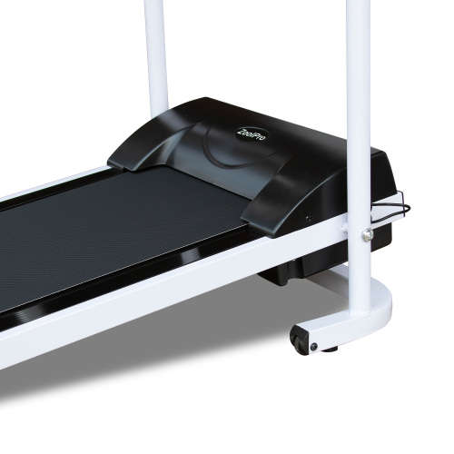 Zoolpro Motorized Exercise Workout Running Electric Treadmill Machine  White Black