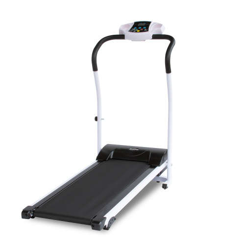 Zoolpro Motorized Exercise Workout Running Electric Treadmill Machine  White Black