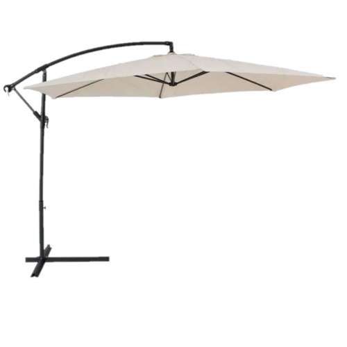 Hazlo Outdoor Patio Cantilever Umbrella - Beige
