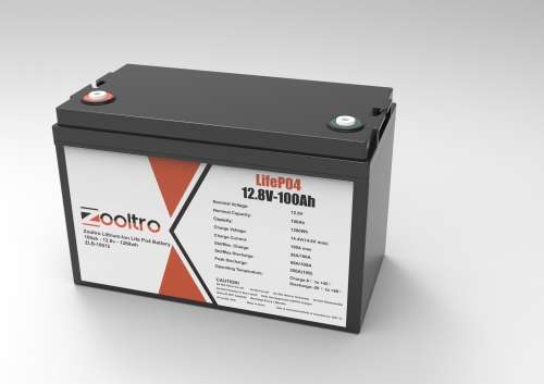 Zooltro Deep Cycle Lithium-Ion Life Po4 Battery - 12v 100ah