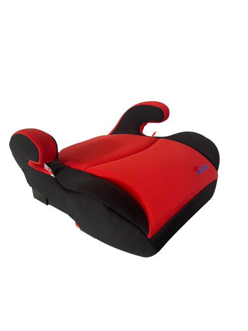 Baneen Baby Car Booster Seat Cushion w/ ISOFIX connector (15-36kg/3-12yr) - Red & Black