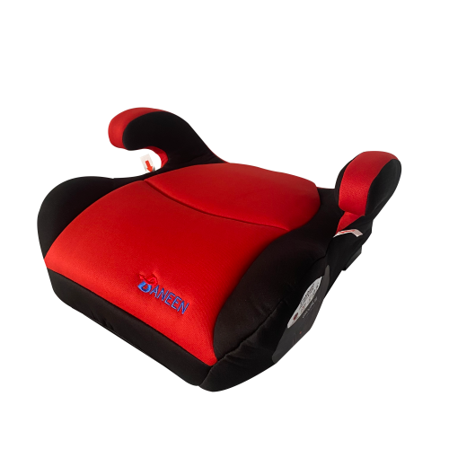 Baneen Baby Car Booster Seat Cushion w/ ISOFIX connector (15-36kg/3-12yr) - Red & Black