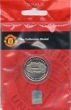 manchester united f.c. collectors medal. new.