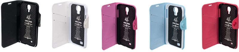 Luxury Colourful Leather Flip Case Cover For Samsung Galaxy S4 / i9500 **IN STOCK READY TO SHIP**